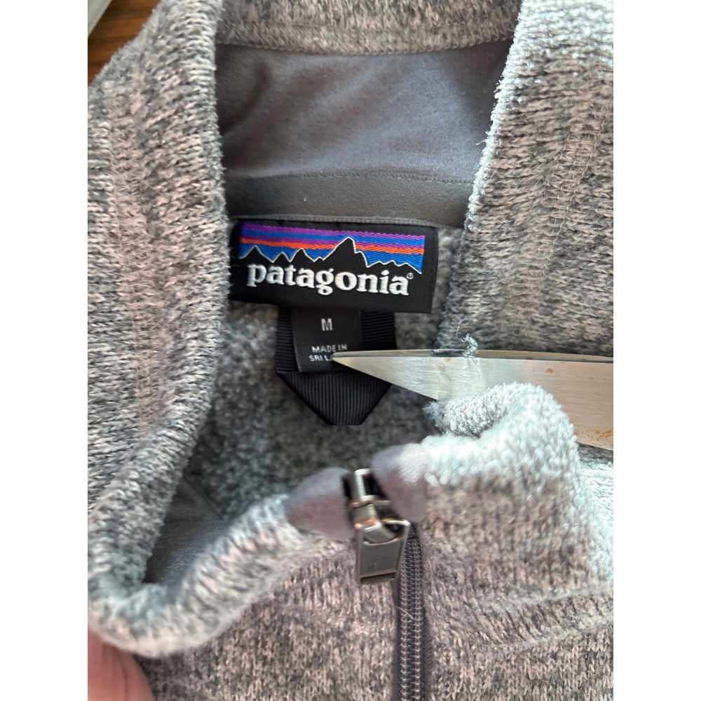 Patagonia Mens Better Sweater Full Zip Fleece Vest Grey Heather Medium 25881 - Picture 2 of 4